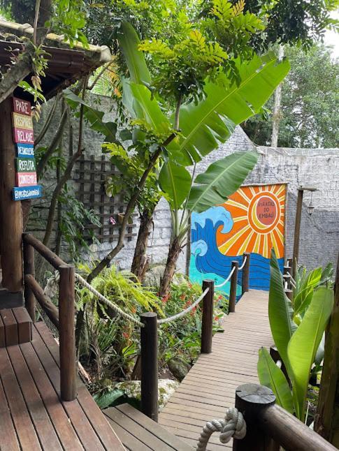 Pousada Piratas Do Embau Guarda do Embau Ngoại thất bức ảnh